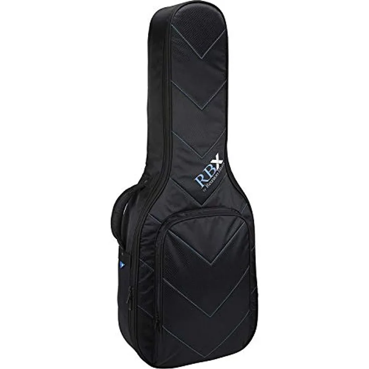 Reunion Blues RBX Small Body Acoustic/Classical Guitar Bag, schützendes Gigbag aus wasserabweisendem Schwarz Polyester mit gepolstertem Rucksack und Zero-G Griff