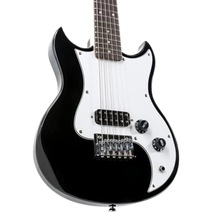 VOX SDC-1 Mini E-Gitarre, kompakte E-Gitarre in Schwarz mit Mini-Humbucker und Tragetasche – Bild 3