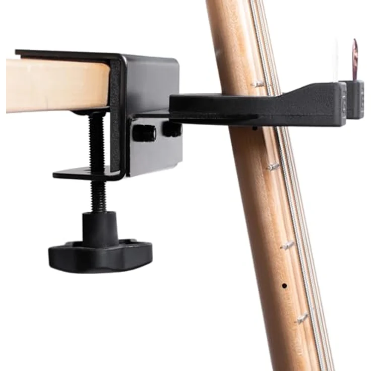 Gator Frameworks Desk Clamping Guitar Rest, Gitarrenständer mit Tischklemme für Halsbreiten bis 64 mm, 5 mm EVA Schaumstoff zum Schutz, Abmessungen 114 x 86 x 146 mm, Gewicht 0,57 kg – Bild 11