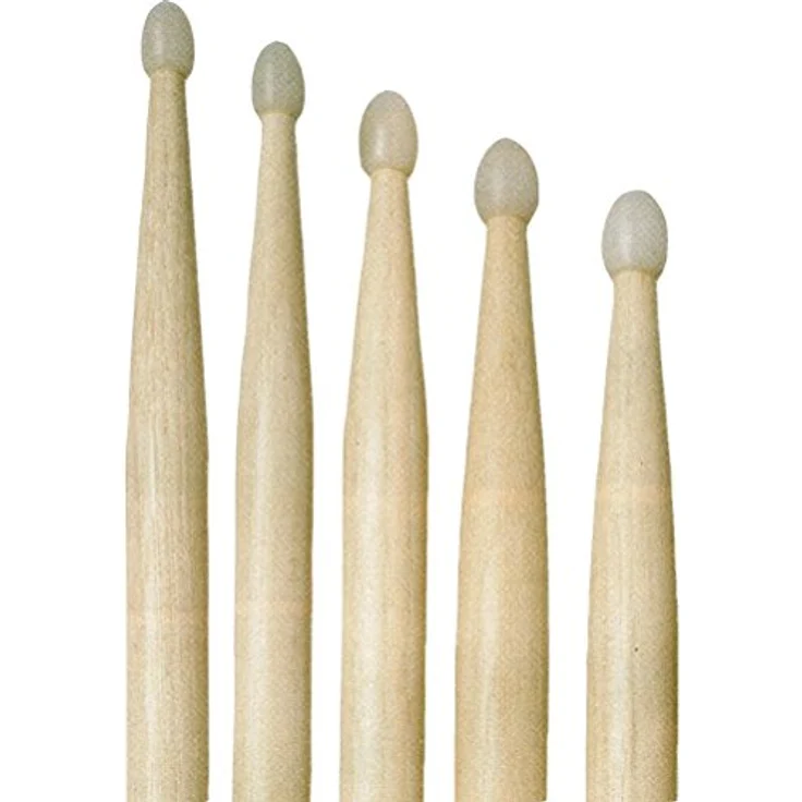Vic Firth American Classic® Drumsticks 5B, Hergestellt aus hochwertigem American Hickory mit tropfenförmiger Holzspitze, erhöhten Durchmesser für mehr Haltbarkeit – Bild 3