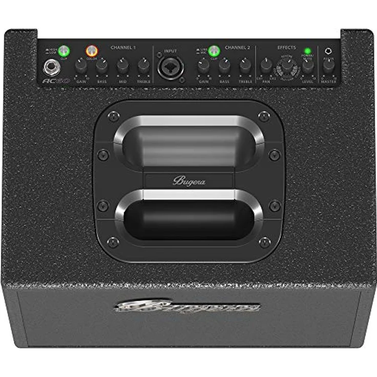 Bugera AC60, Tragbarer 60-Watt-2-Kanal-Akustik-Instrumentenverstärker mit Turbosound-Lautsprecher und Klark Teknik FX-Prozessor – Bild 2