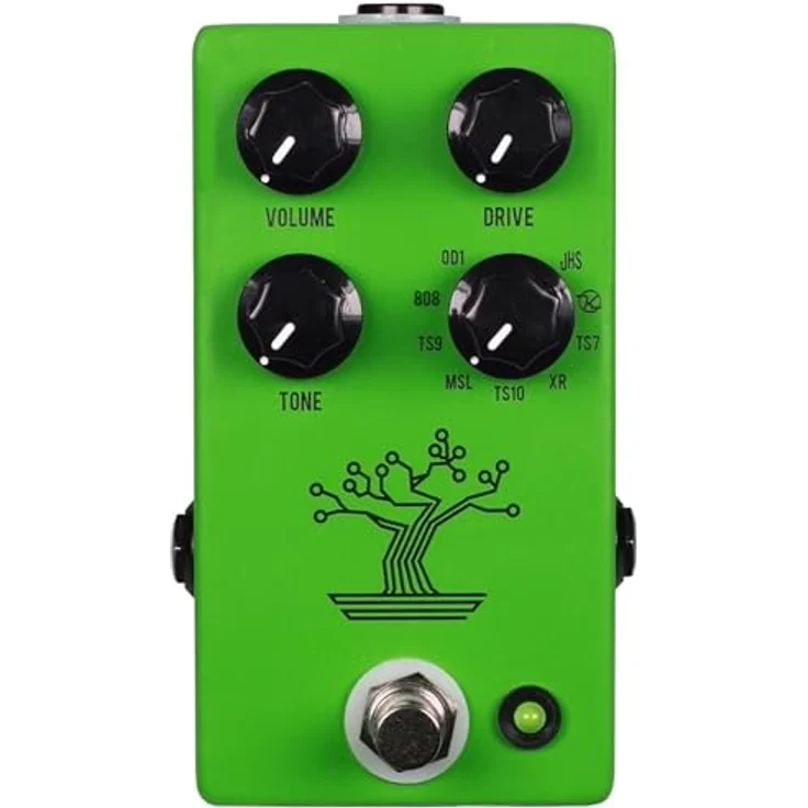 JHS Pedals The Bonsai, Overdrive Effekt Pedal mit 9 Tube Screamer Modi, analog, Metallgehäuse – Bild 1