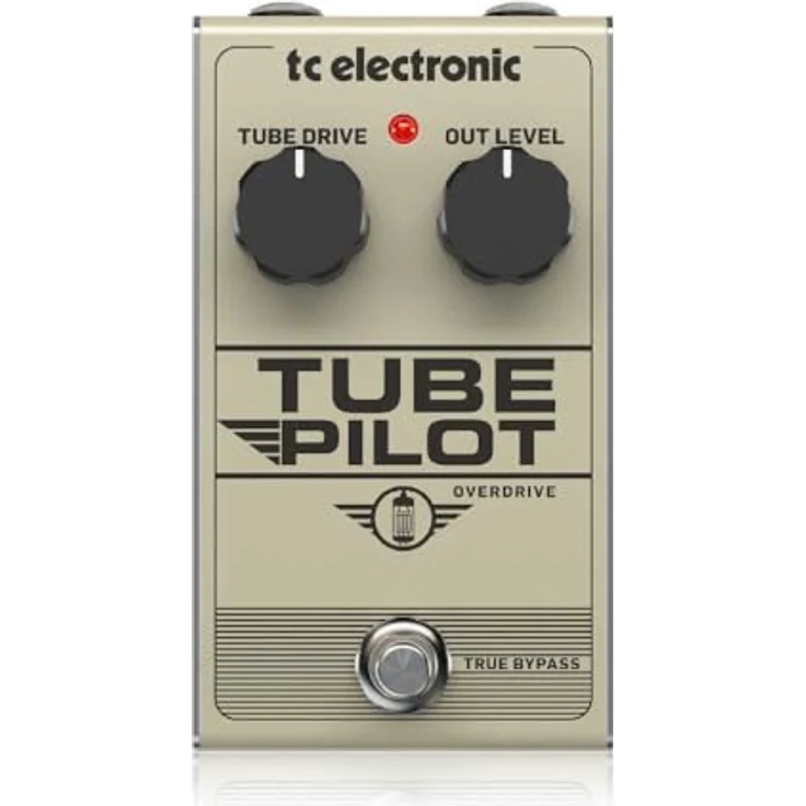 TC Electronic TUBE PILOT OVERDRIVE, echtes Röhren-Overdrive-Pedal mit 12AX7 Röhre, warmem Sound und True Bypass – Bild 1