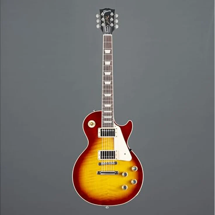 Gibson Les Paul Standard 60s IT, E-Gitarre mit Mahagoni Korpus, AA-geflammter Ahorndecke, Iced Tea Finish, inkl. Koffer – Bild 3