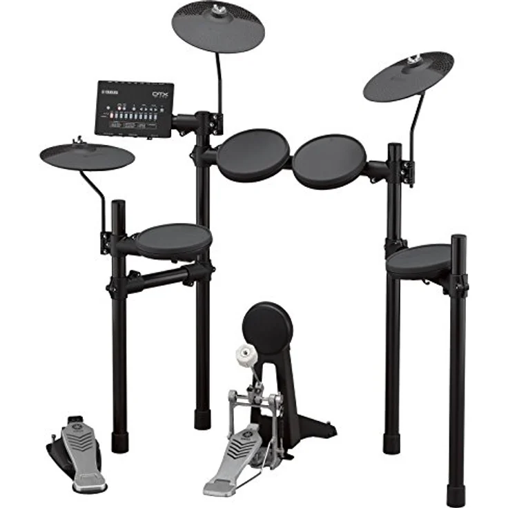 Yamaha DTX432K E-Drum Set, DTX402 Drum Modul mit 287 Sounds, 10 User Kits, USB/MIDI-Anschluss, inklusive 4x 7,5" Pads, 1x KP65 Kick Pad, 3x 10" Beckenpads – Bild 2