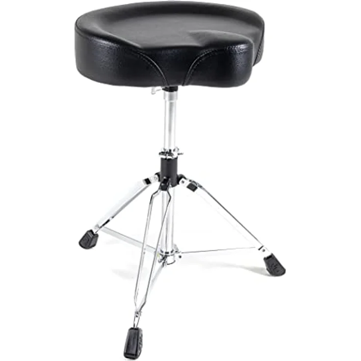 Drum Workshop Drums 3000 Series Drumhocker mit Sattelsitz, Chrom, flexibel und robust – Bild 3