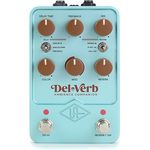 Universal Audio UAFX Del-Verb Ambience Companion Pedal, Vintage Hall- und Delay-Effekte, Tap-Tempo, UAFX Control App