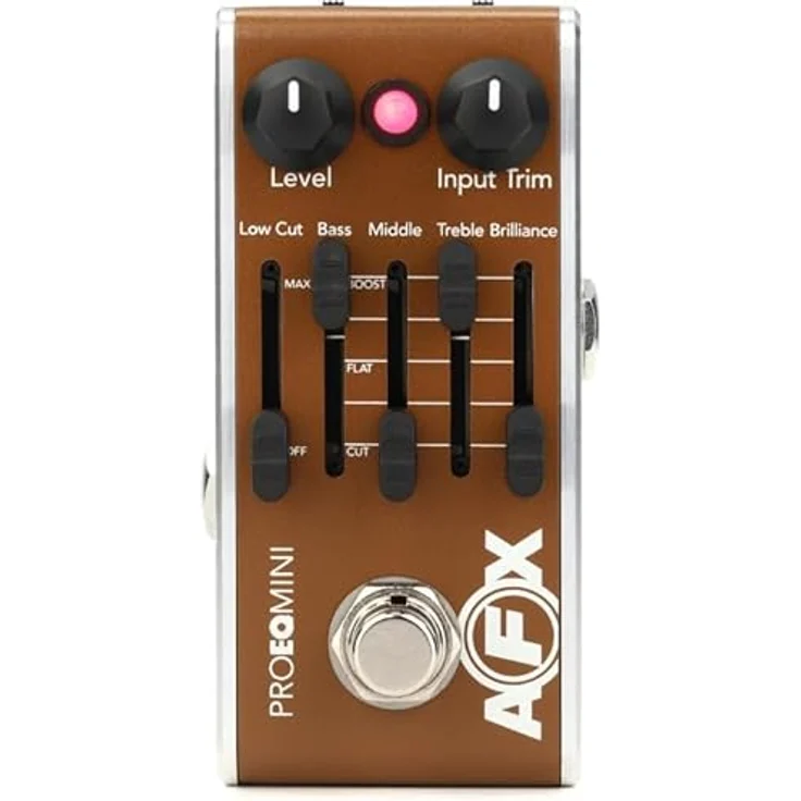 Fishman AFX Acoustiverb Mini Reverb, Effektpedal für Akustik Gitarre mit Hall, Plate & Spring Reverb, Kompakte Bauweise 48 x 97 x 49 mm – Bild 5