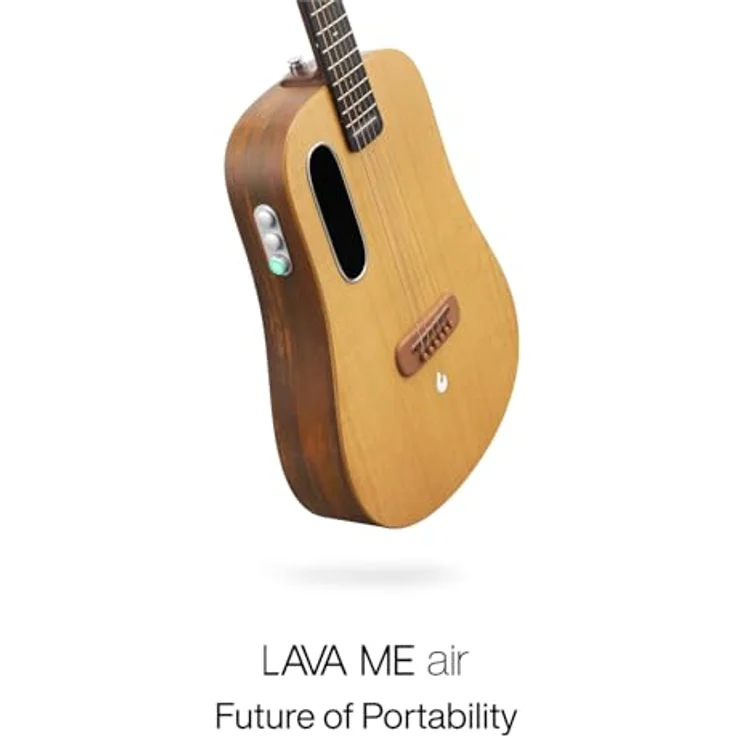 LAVA Me Air, Elektro-Akustik-Gitarre aus Fichte, dünn und leicht, mit FreeBoost-Magneteffekt, für Rechtshänder, 6 Stahlsaiten – Bild 2