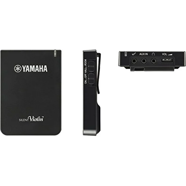 Yamaha YSV104 – Silent Violine mit D'Addario Zyex-Saiten, Piezo-Tonabnehmer und Kontrollbox, schwarz – Bild 2