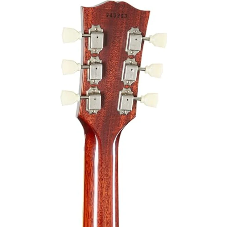 Gibson Les Paul 59 Dirty Lemon VOS, E-Gitarre mit geflammter Ahorn-Decke, massiven Mahagoni-Korpus und Custombucker AlNiCo III, Farbe: Dirty Lemon – Bild 5
