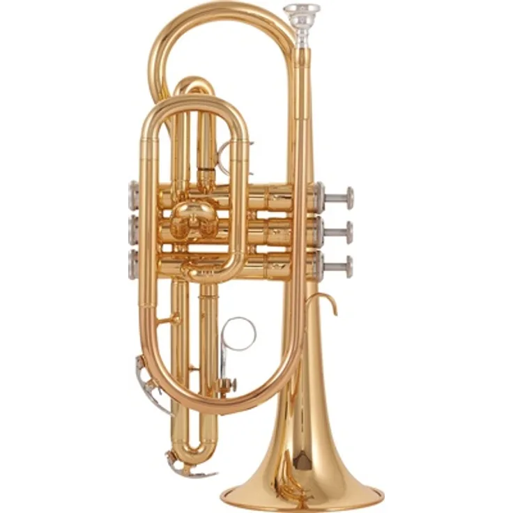 Yamaha YCR-2330III 02 Cornet, Bb-Kornett mit kurzer Bauart, 11,65mm ML-Bohrung, Goldlack, inkl. Mundstück und Koffer