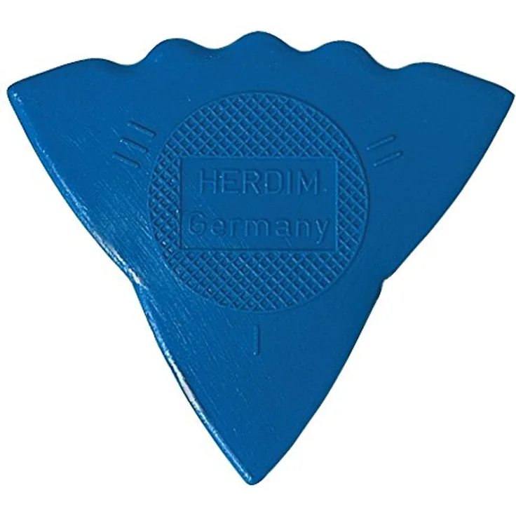 Herdim 600201 Plektrum, 3 Stärken (I weich, II mittel, III hart), gelb, 12 Stück