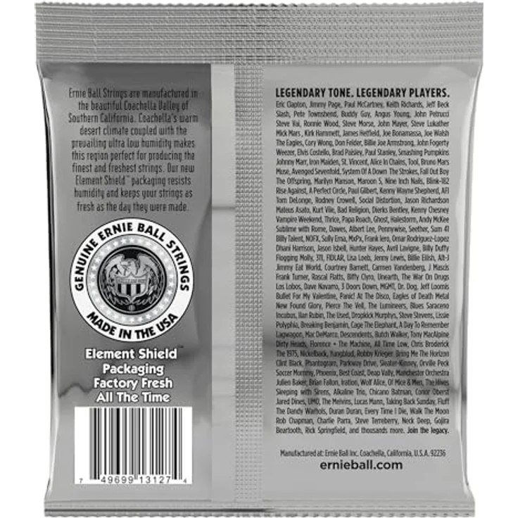 Ernie Ball Beefy Slinky Coated RPS E-Gitarrensaiten, Titandrahtwicklung, Stärke 11–54, korrosionsbeständig und langlebig – Bild 3