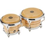 LP M199-AW Mini Bongos, Bongo Set aus Siam Oak Holz mit Comfort Curved II Rims, 3 1/2" und 4 1/8" Fellgröße, Höhe 4"