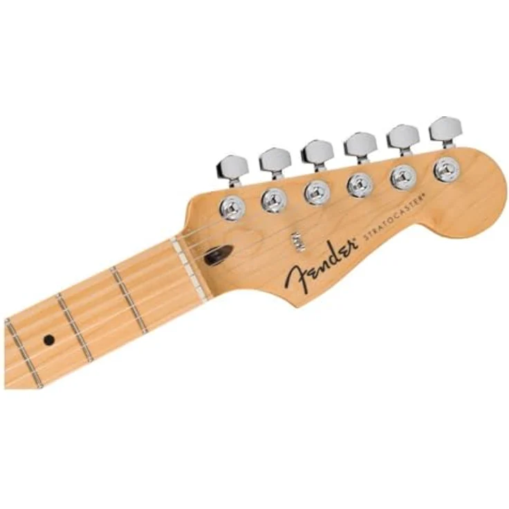 Fender Standard Stratocaster, E-Gitarre in Olympic White mit klassischem Design – Bild 4