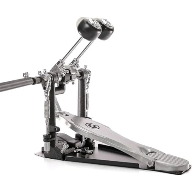 Gibraltar 6711DD-DB Double Pedal, Bass Drum Fußmaschine mit G-Class Trittplatte, Direktantrieb und Dual-Beater – Bild 4