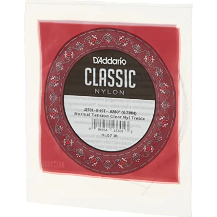Daddario J2701 E1, Konzertgitarrensaite aus Nylon, Stärke 0,28, Medium Tension – Bild 3