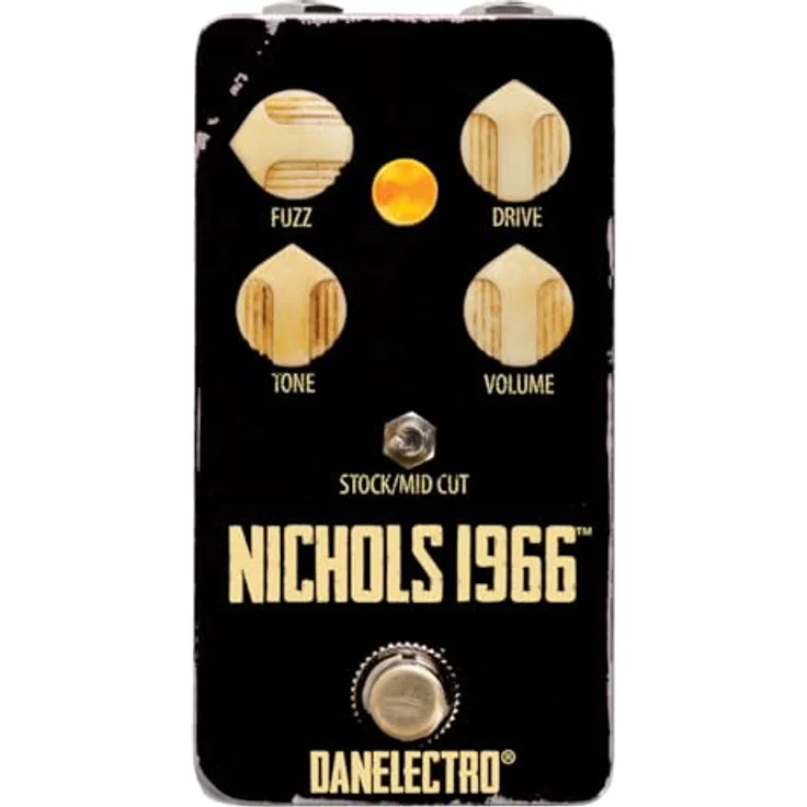 Danelectro Nichols 1966 Vint Fuzz Distor, Overdrive-Pedal mit Germanium Fuzz/Distortion, analog, True Bypass – Bild 1