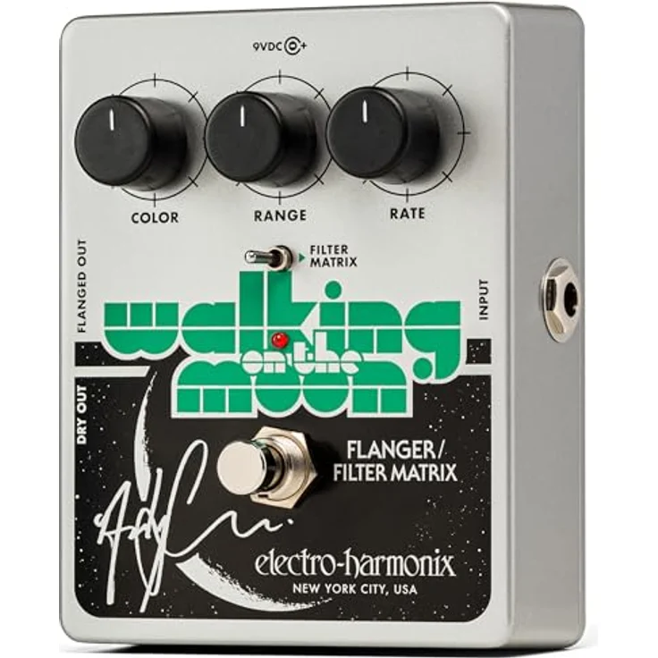 Electro Harmonix Walking On The Moon Flanger, Effektpedal für E-Gitarre mit Filter-Matrix-Schalter und Modulationsreglern – Bild 3