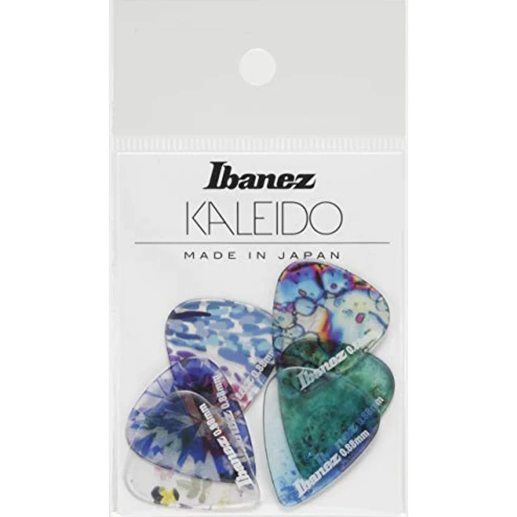 Ibanez PCP14MH-C1 Kaleido Picks, Set mit 6 Copolyester Plektren, Stärke 0,88 mm, made in Japan – Bild 4