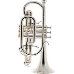 Yamaha YCR-8335 S 02 Cornet, Bb-Kornett aus der NEO-Serie mit versilbertem finish, 11,9 mm Bohrung und 125,5 mm Schallstück, inkl. Koffer und Mundstück