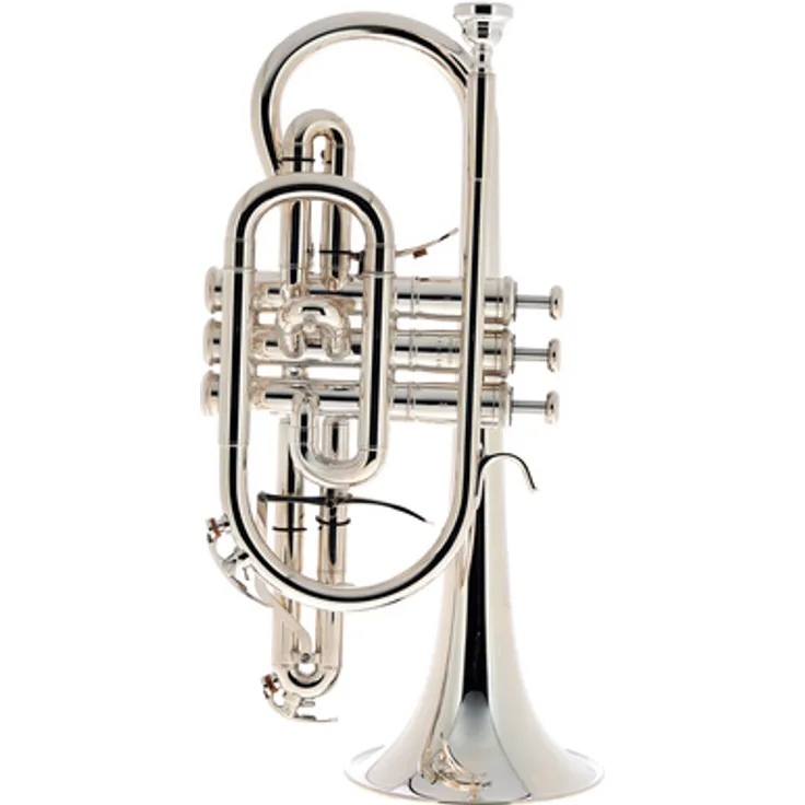 Yamaha YCR-8335 S 02 Cornet, Bb-Kornett aus der NEO-Serie mit versilbertem finish, 11,9 mm Bohrung und 125,5 mm Schallstück, inkl. Koffer und Mundstück