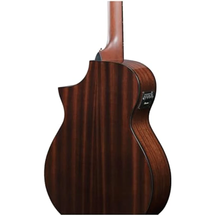 Ibanez AEWC16QA-TKH, Westerngitarre mit Cutaway, Linde Decke, Nyatoh Hals, Transparent Black Sunburst Finish – Bild 6