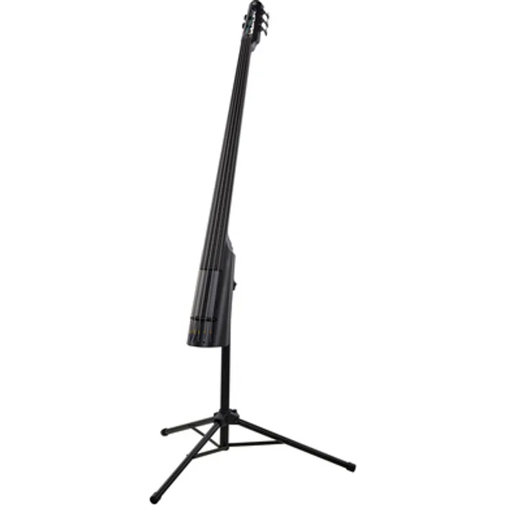 NS Design NXT5a-DB-BK Electric Upright Bass, 5-Saiter mit Polar Pickup System, Arco- und Pizzicato-Modus, Schwarzes Satin-Finish