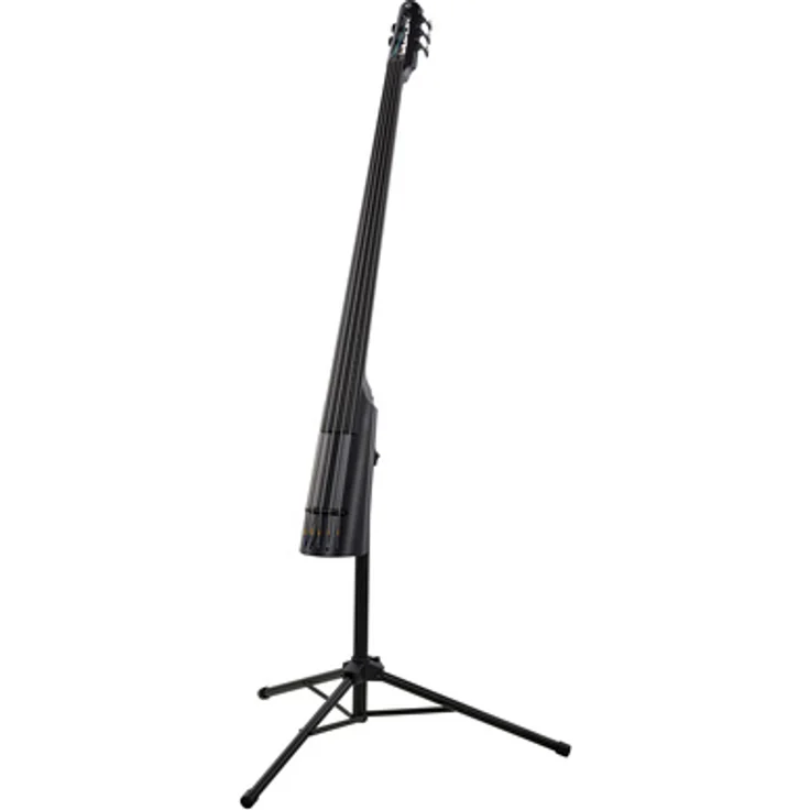 NS Design NXT5a-DB-BK Electric Upright Bass, 5-Saiter mit Polar Pickup System, Arco- und Pizzicato-Modus, Schwarzes Satin-Finish
