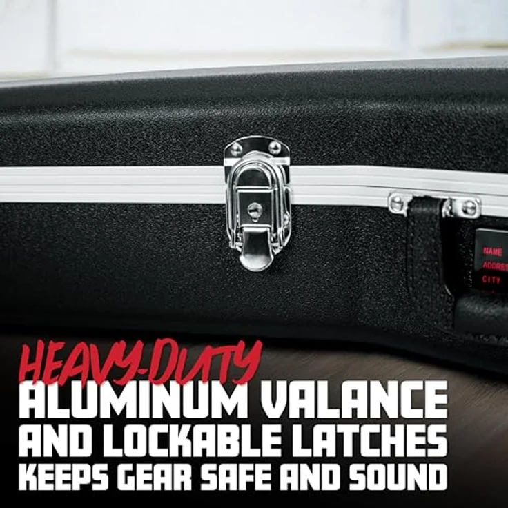 Gator GC-SG Guitar ABS Case, Gitarrenkoffer für SG Typen mit Alu-Schließprofil und EPS-Schaumpolster, abschließbare Schlösser – Bild 4