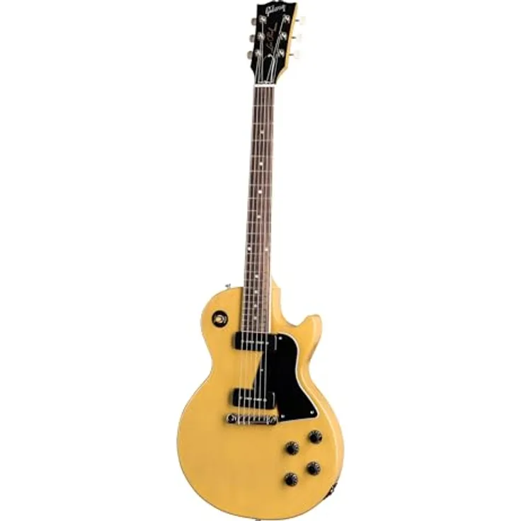 Gibson Les Paul Special SC, E-Gitarre mit P90 Tonabnehmern, Mahagoni Korpus, TV Yellow, inkl. Hardshell Case