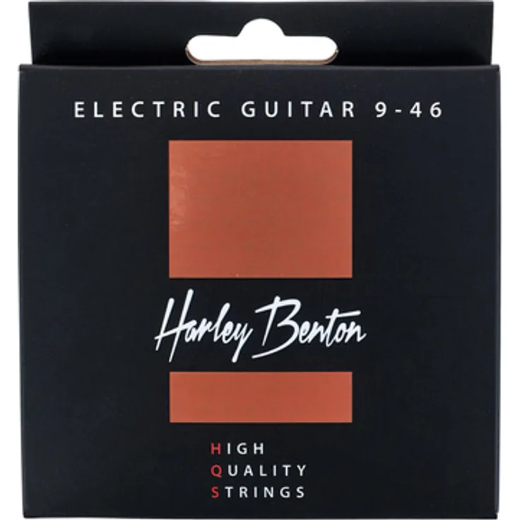 Harley Benton HQS EL 9-46, E-Gitarrensaiten mit vernickeltem Stahldraht und 009-046 Saitenstärken