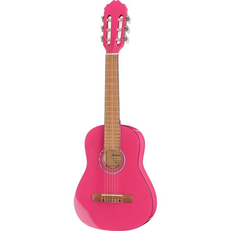Startone CG-851 1/8 Pink, Konzertgitarre mit Linde Korpus, Nato Hals und Jatoba Griffbrett, Satin Finish