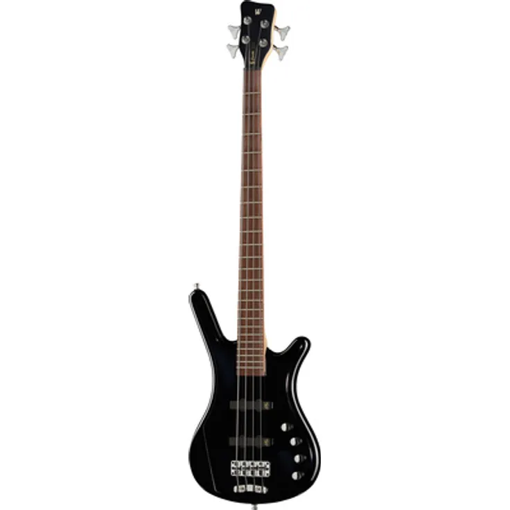 Warwick RB Corvette B 4 SBHP, 4-Saiter E-Bass mit aktivem MEC J/J Tonabnehmer, Erle Korpus, 34" Long Scale, Black Solid High Polish Finish