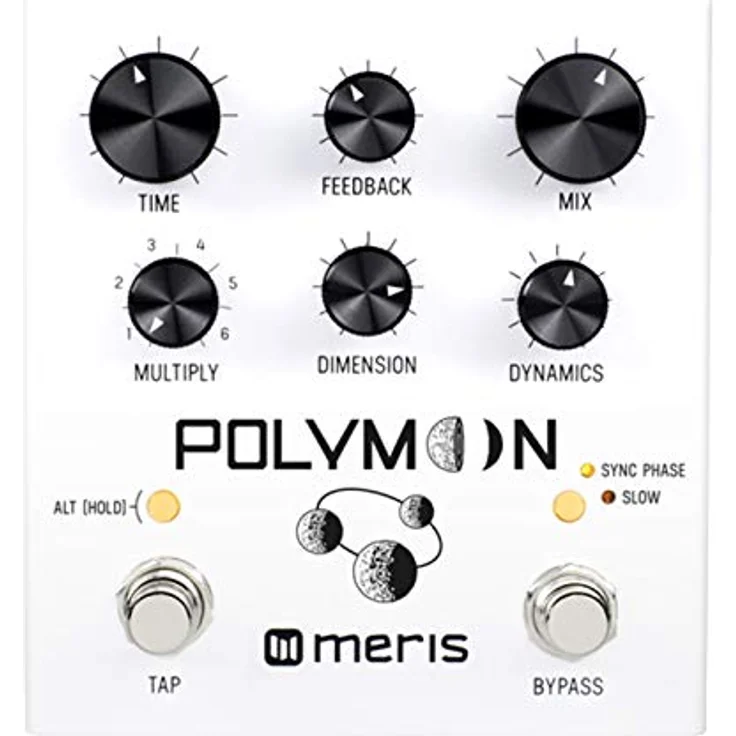 Meris Polymoon, Delay Effekt Pedal mit 1.200 ms Delay Zeit, Tap Tempo, 6 LFO Wellenformen und MIDI Presets – Bild 1