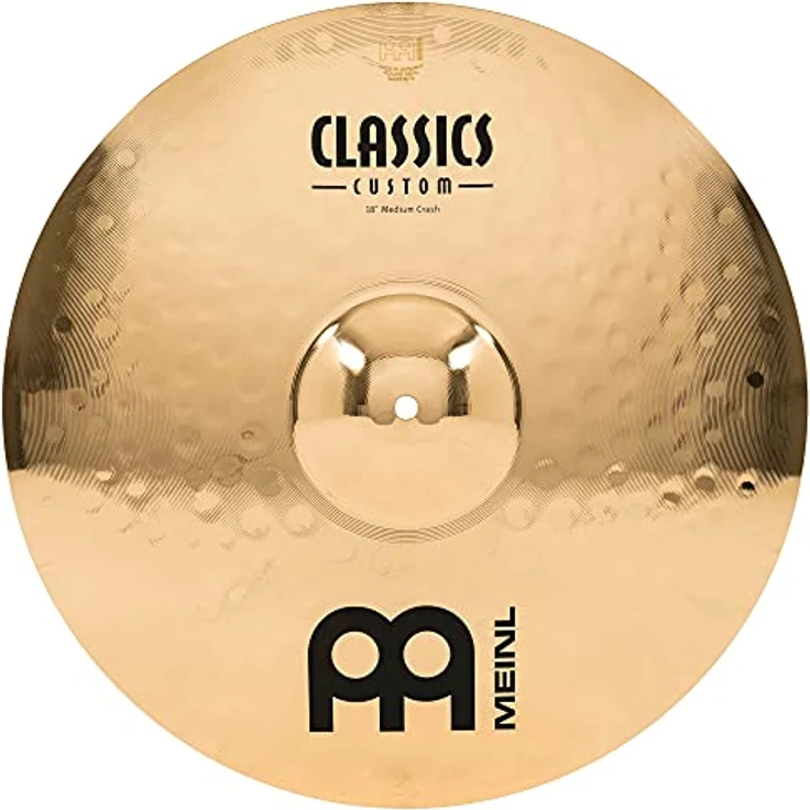 Meinl CC18MC-B Classics Custom Brilliant Crash 18, 45,7 cm Schlagzeugbecken aus B12-Bronze mit hellem Klang und ausgewogenen Obertönen – Bild 1