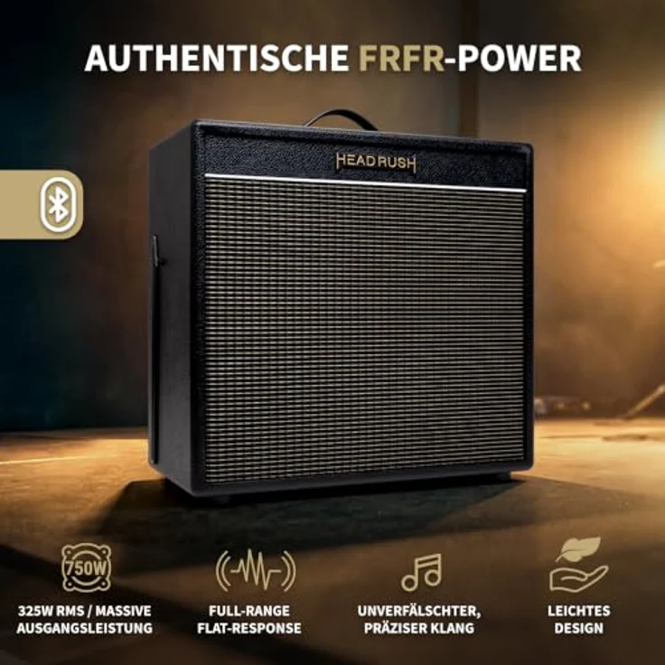 Headrush FRFR-12 Cab, Aktiver Full-Range Lautsprecher mit 750 W Peak, Bluetooth 5.3 und 3-Band EQ – Bild 2