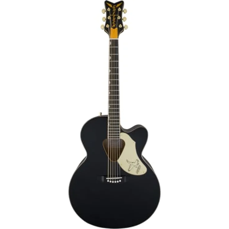 Gretsch G5022CBFE Rancher Falcon Jumbo, Westerngitarre mit massiver Fichtendecke, Ahornboden, mahagonihals, Palisandergriffbrett, Cutaway, Farbe: Black – Bild 2