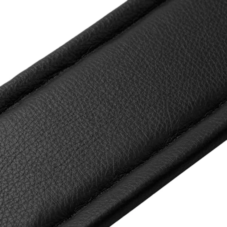 Levys Amped Leather 3" BK, gepolsterter Gitarrengurt aus Vollnarbenleder mit Schaumstoffpolsterung, schwarz, verstellbar von 94 cm bis 130 cm – Bild 9