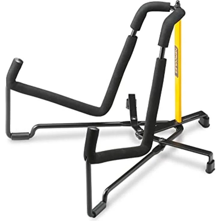 Hercules Stands HCGS-301B, Akustikgitarrenständer mit schützender Schaumstoffpolsterung, kompakt, Höhe 25 cm, max. Belastung 10 kg, nicht für Nitrolack-Gitarren geeignet