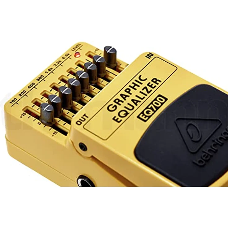 Behringer EQ700, grafischer 7-Band Equalizer Fußpedal zur Klangverfeinerung und Feedback-Eliminierung – Bild 9
