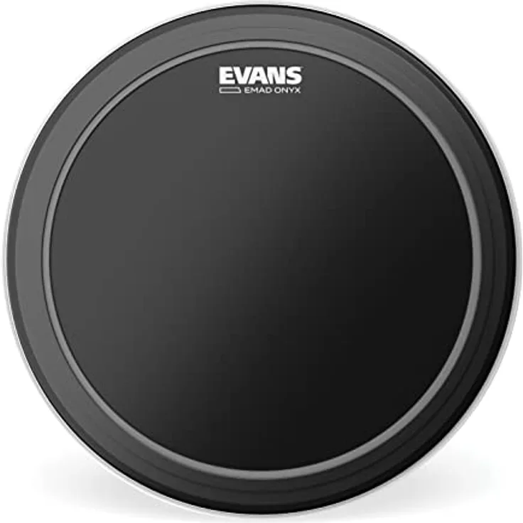 Evans BD20EMADONX, 50,8 cm (20 Zoll) Bassdrumfell Onyx, matt schwarz, 0,254 mm Fellstärke