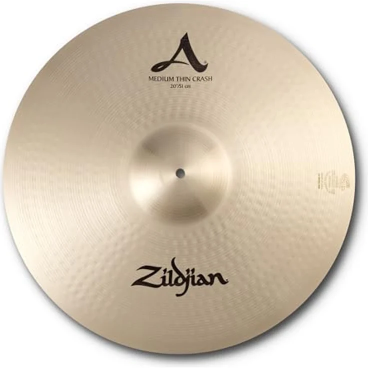 Zildjian 20" A-Series Medium Thin Crash, B20 Legierung, dünnes Crash-Becken für schnelle Ansprache – Bild 1