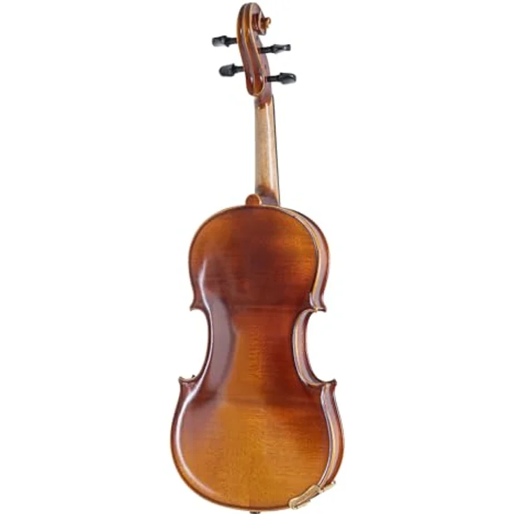 Gewa Allegro Violin Set 4/4 SC MB, vollmassive Violine aus europäischen Tonhölzern mit Ebenholzgriffbrett und braun-bernsteinfarbener Lackierung – Bild 3