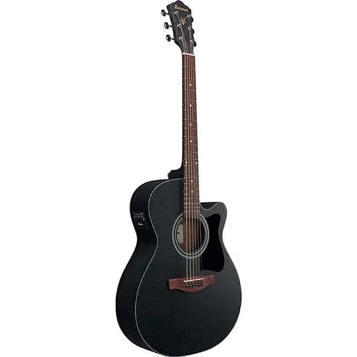 Ibanez VC44CE-WK, Grand Concert Westerngitarre mit Cutaway, Wettergeschwärz, Ibanez Tonabnehmer und AEQ-2T Preamp – Bild 1