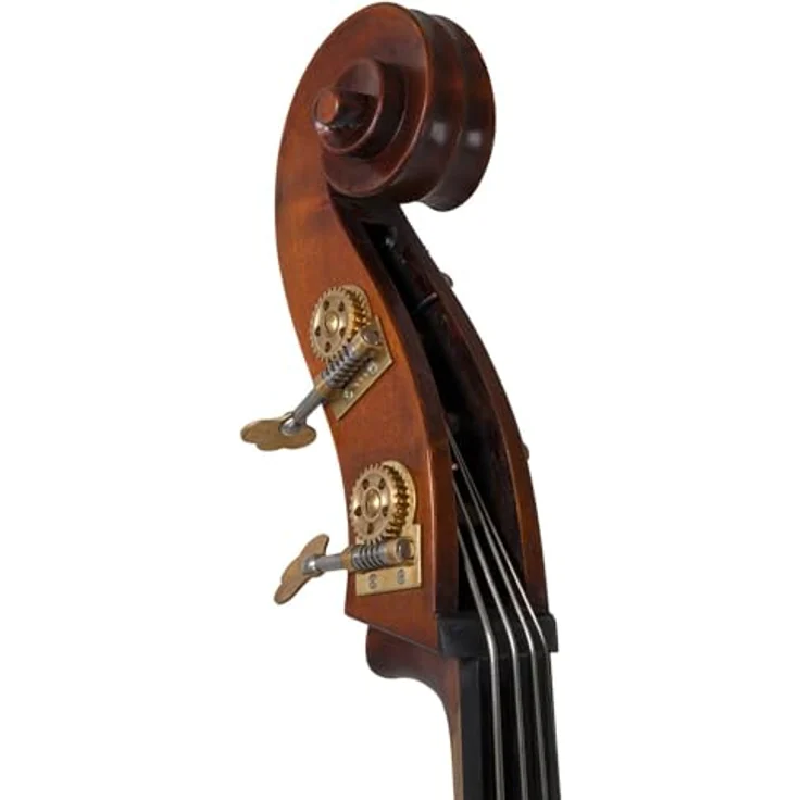 Gewa Premium Line Solid Top DB 3/4, Halbmassiver Kontrabass mit massiver Fichtendecke, dunkelbrown Handlackierung, spielfertig gemacht – Bild 5
