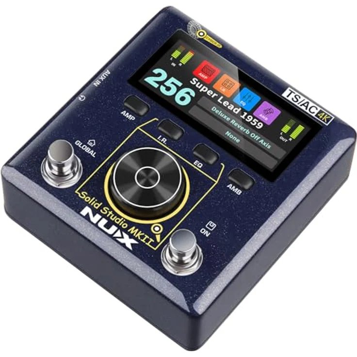 Nux Solid Studio MKII B-Stock, Gitarren-Multieffekte mit Stereo CYBER IR™ Engine, 128 Preset-Speicherplätzen, Aluminium-Druckguss-Gehäuse – Bild 4