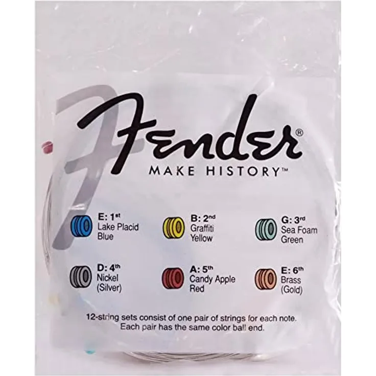 Fender 70XL, Akustikgitarrensaiten aus 80/20 Bronze, Stärke 010-048