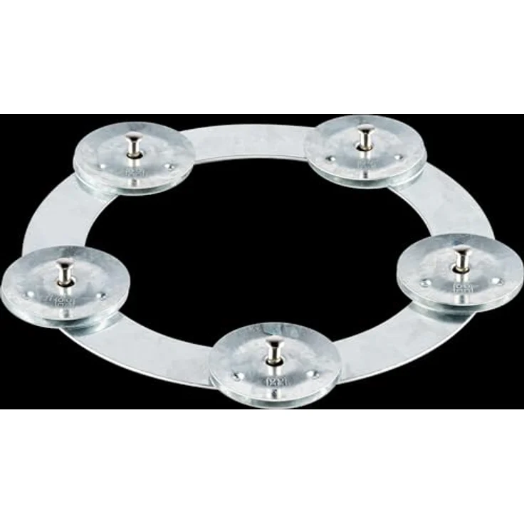 Meinl DCRING Dry Ching Ring, 6 Zoll Tambourine mit 5 Paar Zinkschellen, passend für Hi-Hats und Becken, aus Stahl – Bild 7